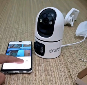 [TẶNG hộp kt] Camera YooSee 2 Mắt - 2K Siêu nét góc rộng - Xem đêm có màu Q86