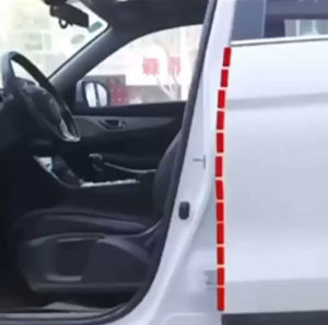 (1ชุดมี 2เส้น) Seametal แถบยางซีลประตูรถยนต์ กันน้ํา กันลม กันเสียงรบกวน กันฝุ่น