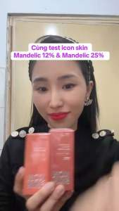 [Hàng Cty] Peel AHA ICON SKIN-12% Mandelic Smart Peel System- Peel Không Bong Giúp Da Căng Bóng