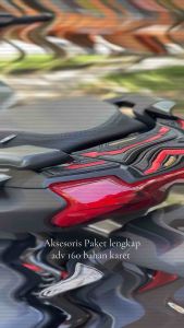 Aksesoris ADV 160 Terbaru Komplit Pelindung Body Bahan Karet