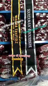 SELEMPANG WISUDA CUSTOM BORDIR NAMA
