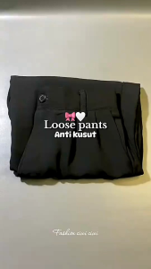 Celana Loose Pants JUMBO - Celana Kulot Wanita JUMBO - Celana Anti Kusut - Celana Kerja Wanita