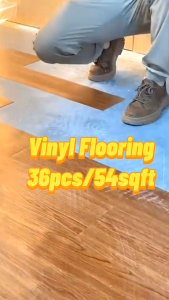 [HOMIE] [BOX] 54sqft/36pcs 1.8mm TEBAL THICK DIY Vinyl Self Adhesive Flooring