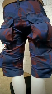 Celana Pendek Motif Loreng Kargo: Desain Unik & Nyaman