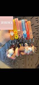【TERESA】A62 Rantai Kunci Brown & Cony Kek Comel｜Line Friends Brown Bear Cake Series Keychain｜正版 Line Friends 布朗熊蛋糕系列钥匙扣