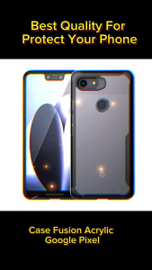 Hardcase Google Pixel 5a 7 7Pro Fusion Hibrid Shockproof Clear Acrylic + TPU