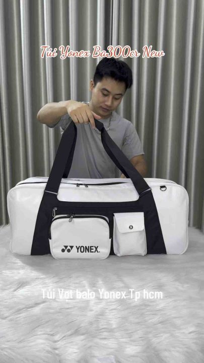 [ Mẫu mới 🔥 ] Túi Cầu Lông Yonex BA300CR Đen – Trắng Đen 2024 | Lazada.vn