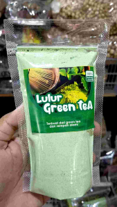 Scrub Tubuh & Wajah Green Tea: Mengangkat Sel Kulit Mati, Mencerahkan Kulit, & Elastisitas Kulit Alami