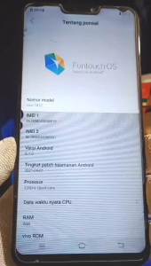 MESIN VIVO Y81 NO POLA