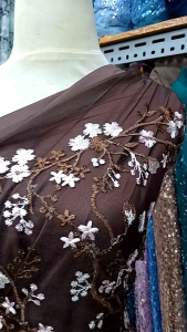 BAHAN/KAIN TILLE BORDIR VALENTINO TERBARU