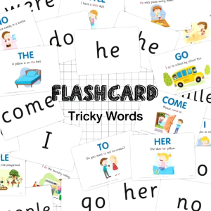Flash Card Tricky Words 2 จำนวน 41 ใบ ขนาด A5 KP084 แฟลชการ์ด