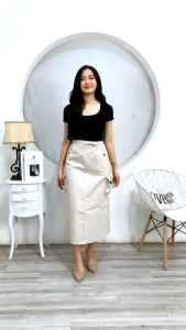 DIZY SKIRT CARGO TWIL WANITA & SKIRT PREMIUM MAXI
