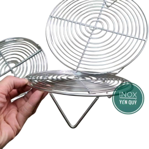 Rế nồi đế lót nồi cách đất  vỉ hấp cách thủy  vỉ nướng  vỉ hong bánh bằng inox cao cấp dầy dặn