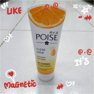 POISE FACIAL FOAM 100GR SABUN PEMBERSIH WAJAH