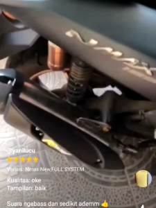 knalpot racing ROB 1 NMAX PCX XMAX VARIO BEAT MIO AEROX