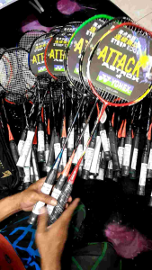 3 raket terusan 1 tas full