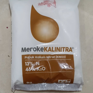 Pupuk KNO3 MEROKE KALINITRA 1 KG Pupuk Pembuahan Berbentuk Kristal