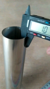 Pipa Bulat Stainless OD 508 mm ID 488 mm Tebal 1 mm Panjang 20 cm