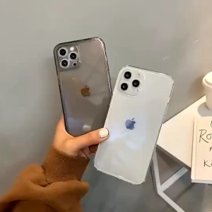 SoftCase Bening SAMSUNG A51 4G M40S Silikon Casing Clear Hitam Transparan TPU