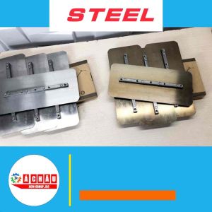 Lưỡi Xoa Nền Bê Tông Cánh Xoa Nền Bê Tông Cánh Vàng 18mm và Cánh Trắng 1.0mm Thép Mangan Đàn Hồi 1 Bộ Bao Gồm 4 Cánh