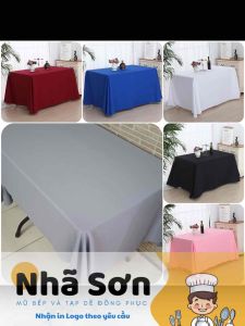 [Hoả Tốc] Khăn vải HỒNG trải bàn tiệc : Sinh nhật khai trương decor chụp ảnh [NOON FASHION]