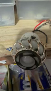 Lampu Rem Stop Projie LED 12V Stoplamp Projie Flash Running Bulat Spiral AE Rainbow