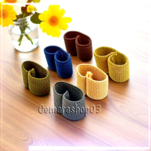 AKSESORIS KARET CINCIN GESPER KANVAS / CINCIN BELT KARET IKAT PINGGANG SABUK ELASTIS MELAR