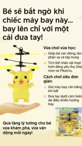 Đồ chơi bay Doromonpikachuminioncảm ứng bằng tay sạc điện-máy bay điều khiển và cảm ứng pin sạc