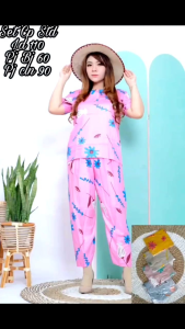 BABYDOL CELANA PANJANG RAYON ( ISI 3 PCS ) / BAJU TIDUR WANITA Busui Kancing Setelan Motif Nyaman Lembut