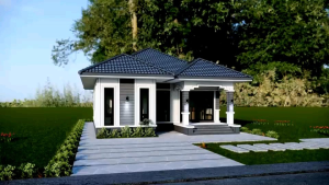 แบบบ้านปั้นหยา 1 ชั้น