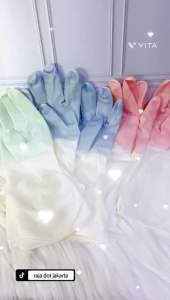 Sarung tangan cuci piring / sarung tangan latex / sarung tangan dapur / cuci piring tebal