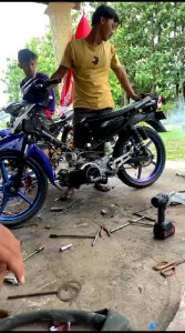KNALPOT STANDAR RACING FIZ R FORCE ONE TAMENG SUPER GARING DMG
