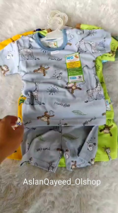 NEW ARRIVAL SETELAN PENDEK ANAK MOMSGIFT JUNIOR SNI . SETELAN HARIAN ANAK USIA 0-4 TAHUN LEMBUT ADEM
