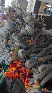 เชือกวัว หวินโม่งลูกหมากสี 1 มัด 10 เส้น (ขนาดเล็ก กลาง ใหญ่) ราคา 250 บาท