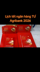Lịch tết 2026 Lịch ngân hàng Agribank Siêu đại 20x30 Đại 145x20