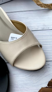 Sandal Hak Wanita 3cm Fladeo Polos: Pilihan Nyaman & Elegan