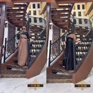 COD!! MAXI DRESS KONON ZIPPER WOLLFIS BY SHR VERSI TERBARU