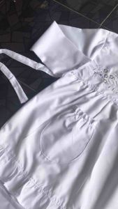 setelan anak perempuan manasik haji setelan putih manasik haji perempuan 5 sampai 8 tahun