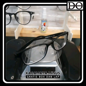 KACAMATA MINUS PHOTOCROMIC  DAN NORMAL MODEL KOTAK FASHION PRIA WANITA TRENDY MASA KINI - 3008