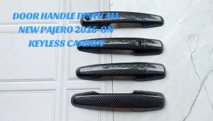 COVER HANDLE PINTU VARIASI ALL NEW PAJERO 2016-ON SMARTKEY CARBON