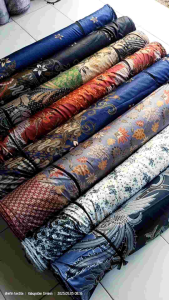 kain batik 3 meter batik sutra silk/dobysutra