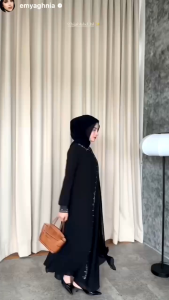 GAMIS SET HIJAB CERUTY BABYDOL SWAROVSKI/GAMIS PESTA KONDANGAN/UMROH