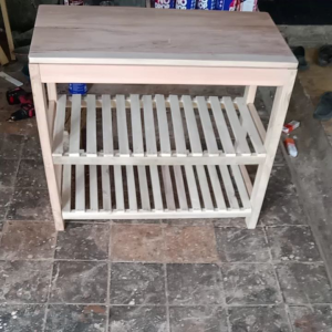 meja serbaguna kayu 80x40x80cm meja aquarium kerja makan kompor tv multifungsi murah telaris meja kopi
