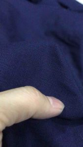 Vải Linen  màu xanh đen dày vừa co giãn nhẹ (khổ 1m35)may đầm váyáoquần complethiết kế thời trang