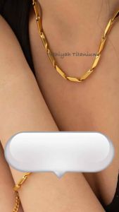 COD KALUNG TITANIUM PADI EMAS PRIA ANTI KARAT TIDAK LUNTUR TERBARU