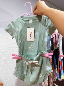 ป้าย PatPat Kids Boy/Girl เสื้อผ้าเด็กชาย/เด็กหญิง Size 6-9 M อายุ 6-9 เดือน ชุด2ชิ้น ทารกชาย ลายพระอาทิตย์