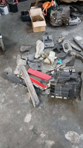 Used Proton Wira 1.5 battery tray timing cover fuel tank pipe etc
