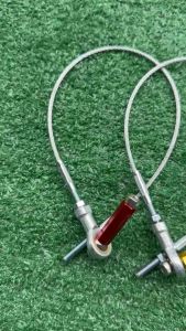 แบบหัวงอ สายสลิงลูกหมากดึงเบรคหลัง ยาว18นิ้ว หัวงอ เกรดพรีเมี่ยม สายสริงเบรก