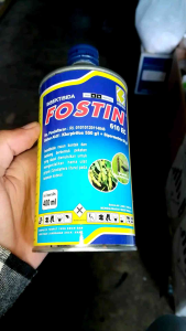 Fostin 610 EC 400 ml Insektisida Mengendalikan Hama Ulat Grayak