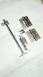 1 set kunci jendela rumah Engsel stainless tebal paket murah Ramskar putar warna hitam dan crowm/PANOLET/Ramskar/Engsel 3 inch tebal/1 set 3 item Pelengkap jendela rumah/Engsel pintu/Engsel stainless